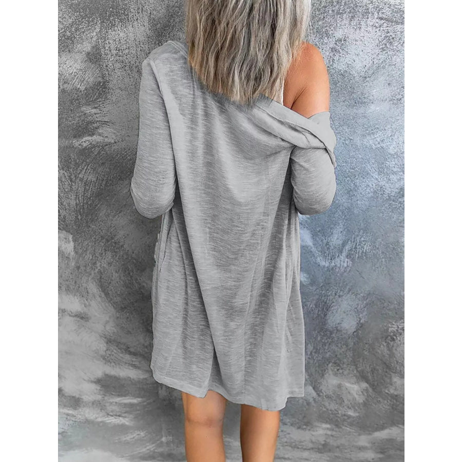 Full Size Lightweight Button-Up Cardigan Plus Size Apparel and Accessories