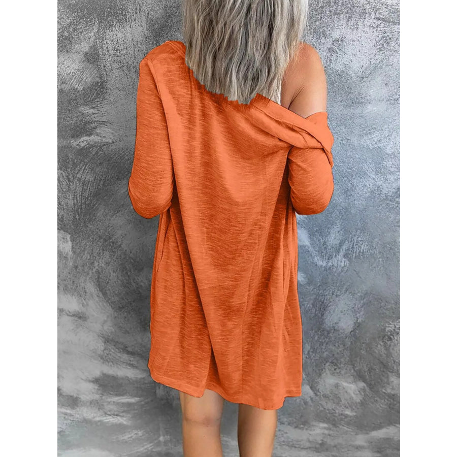 Full Size Lightweight Button-Up Cardigan Plus Size Apparel and Accessories