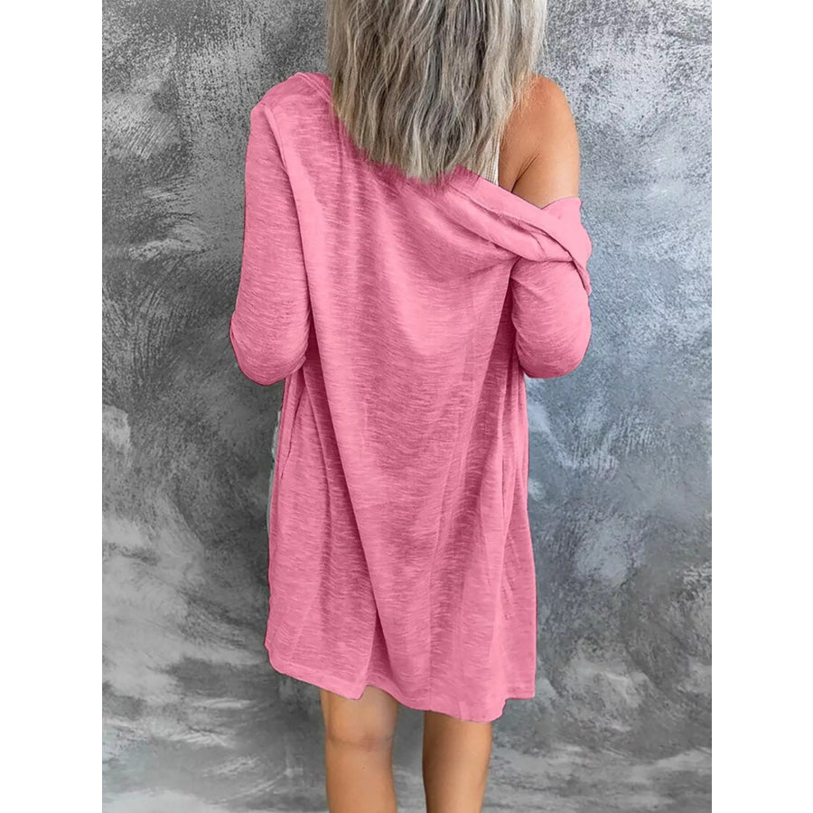 Full Size Lightweight Button-Up Cardigan Plus Size Apparel and Accessories