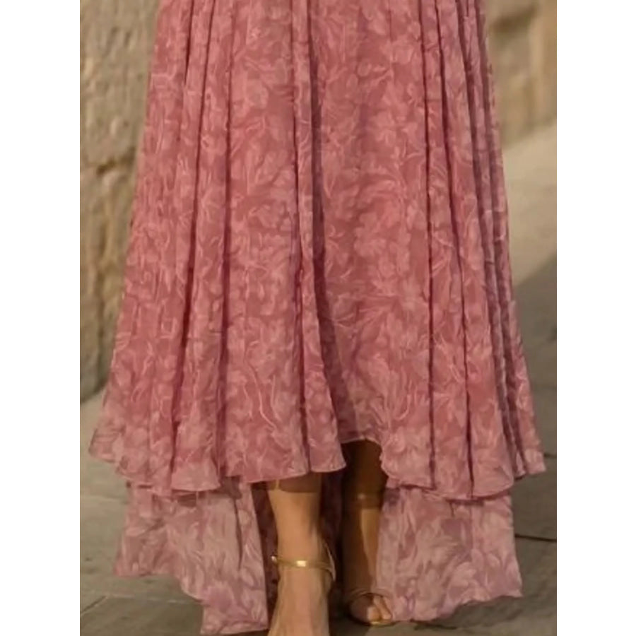 Full Size Off-Shoulder Ruched Maxi Dress Plus Apparel and Accessories