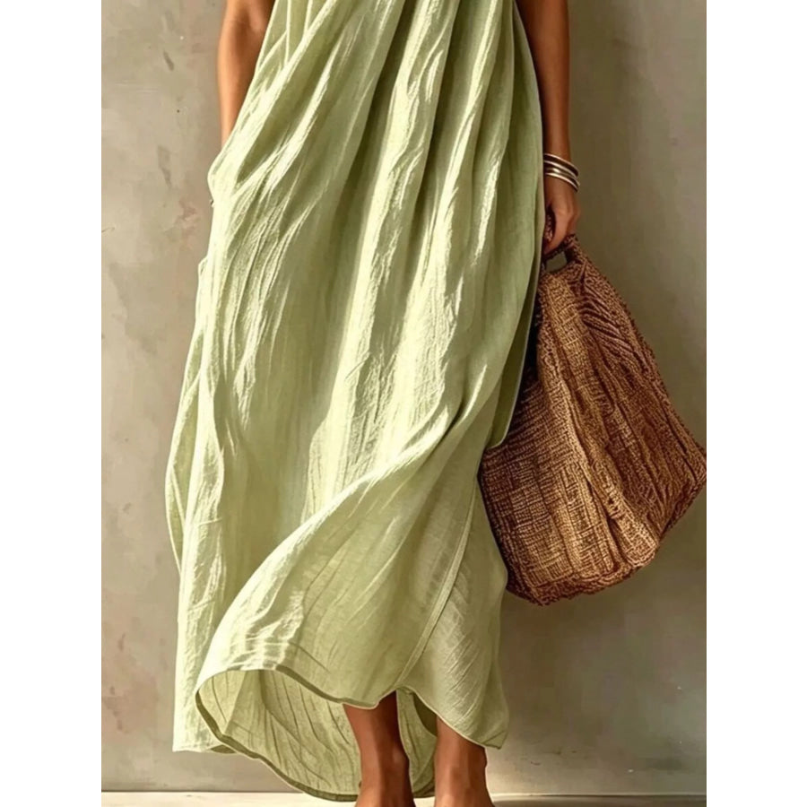 Full Size One-Shoulder Maxi Dress Plus Size Apparel and Accessories