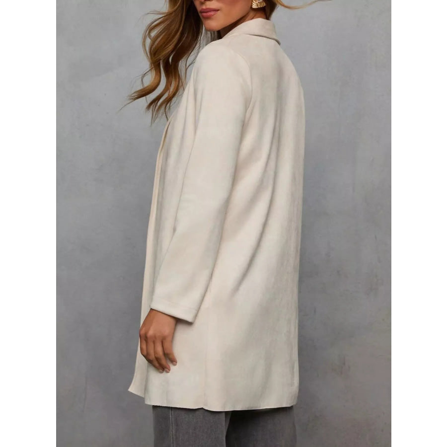 Full Size Open Front Longline Outerwear Plus Size Apparel and Accessories