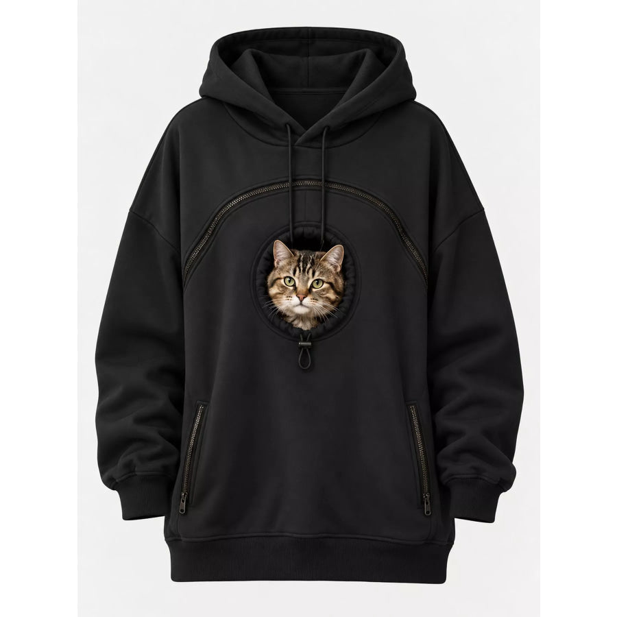 Full Size Pet Carrier Kangaroo Pouch Hoodie Plus Apparel and Accessories