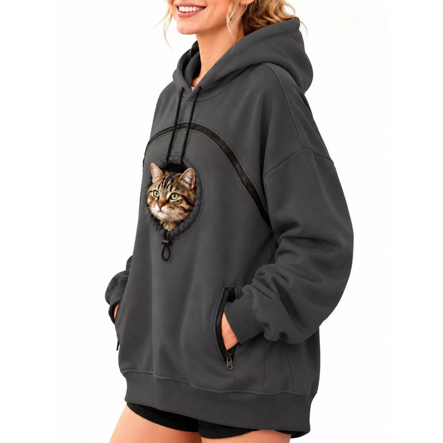 Full Size Pet Carrier Kangaroo Pouch Hoodie Plus Apparel and Accessories