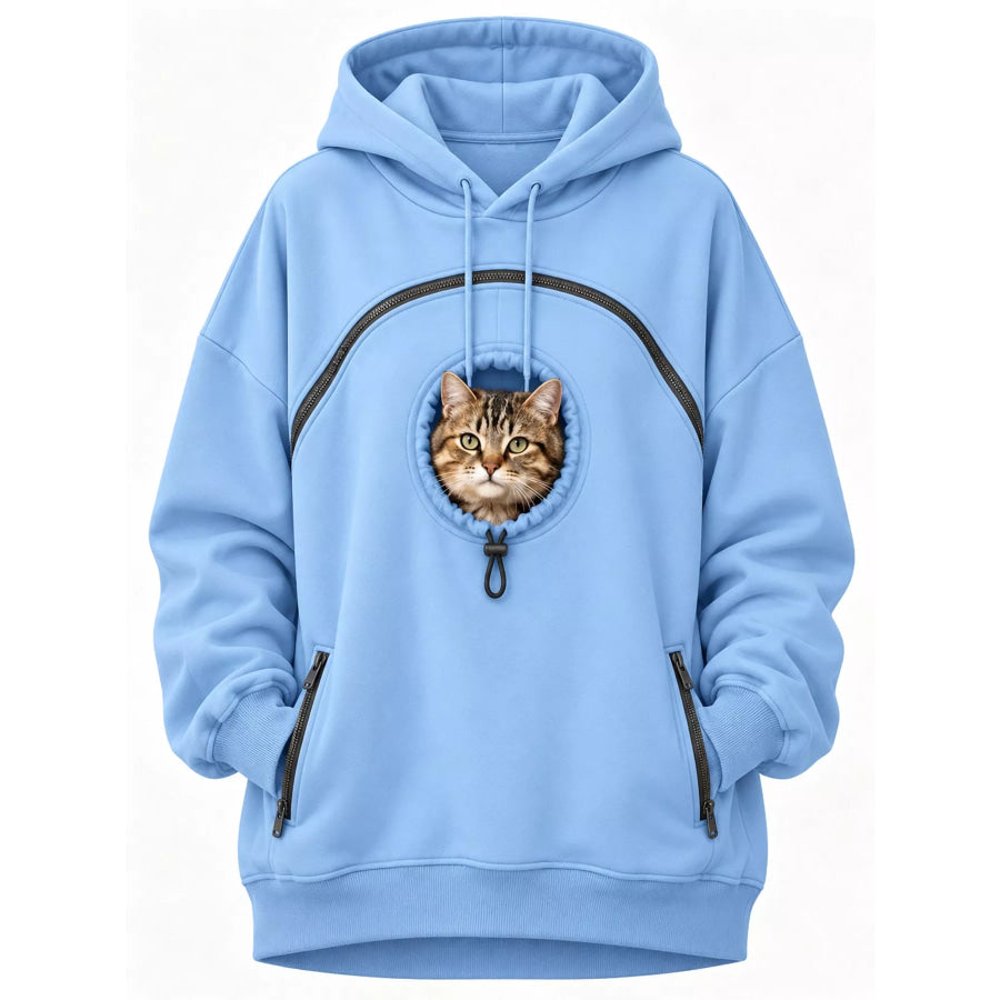 Full Size Pet Carrier Kangaroo Pouch Hoodie Plus Apparel and Accessories