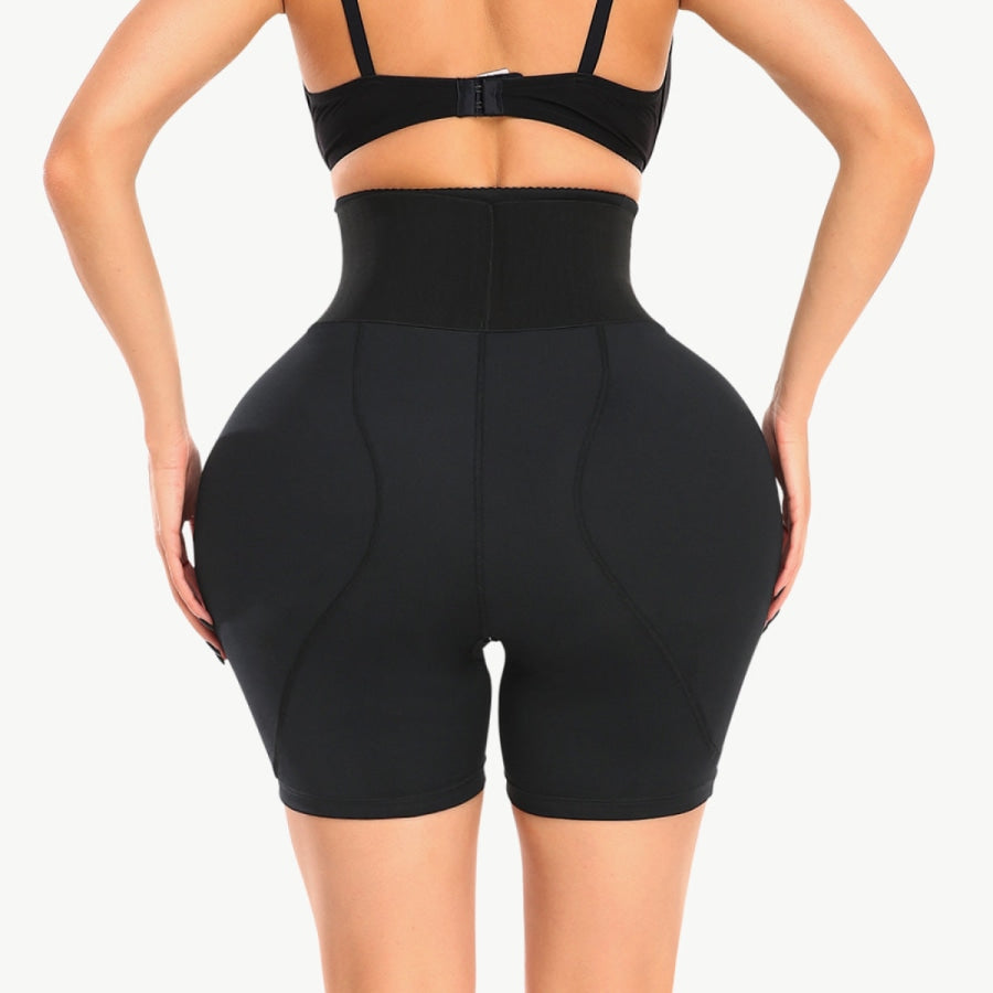Full Size Removable Pad Shaping Shorts Black / S