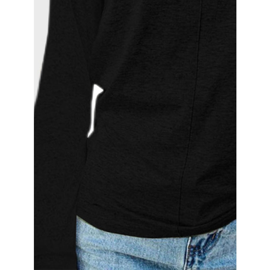 Full Size Round Neck Long Sleeve T-Shirt Apparel and Accessories