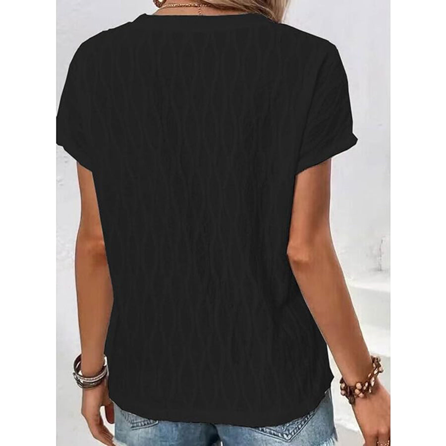 Full Size Round Neck Short Sleeve T - Shirt Apparel and Accessories