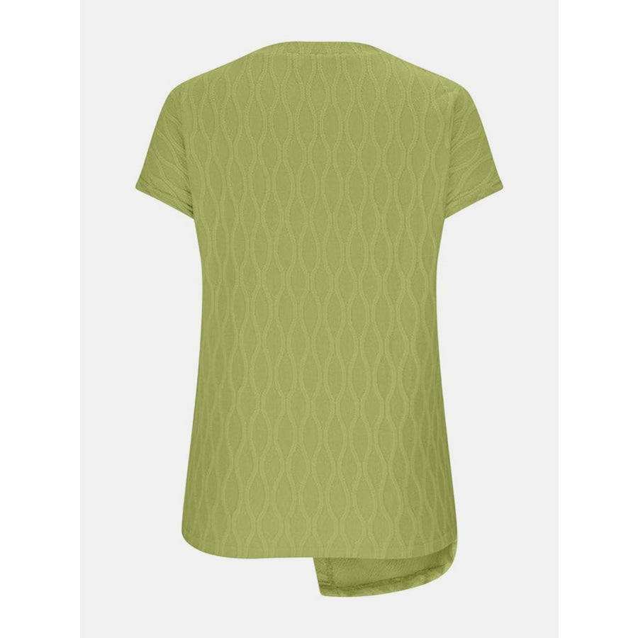 Full Size Round Neck Short Sleeve T - Shirt Apparel and Accessories