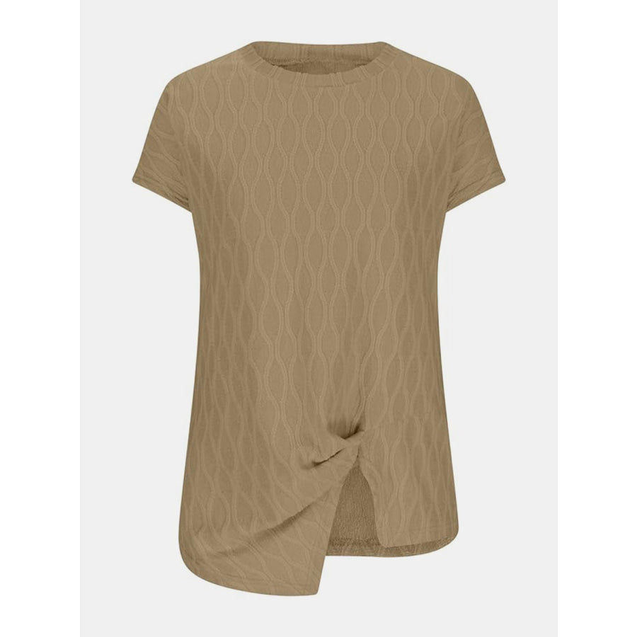 Full Size Round Neck Short Sleeve T - Shirt Apparel and Accessories