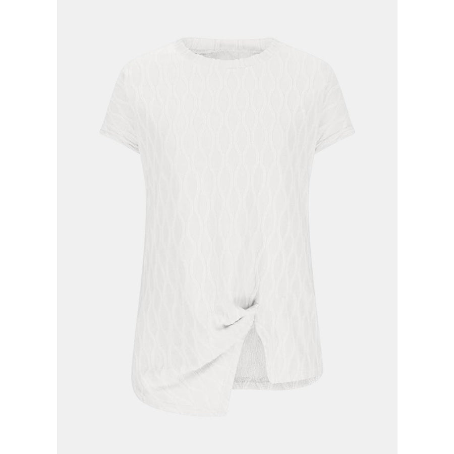 Full Size Round Neck Short Sleeve T - Shirt Apparel and Accessories