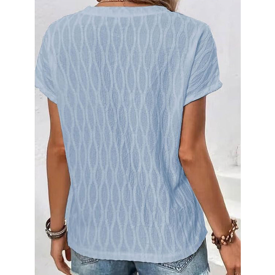 Full Size Round Neck Short Sleeve T - Shirt Apparel and Accessories
