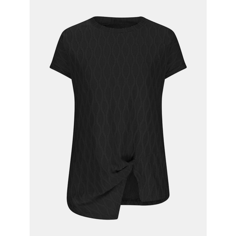 Full Size Round Neck Short Sleeve T - Shirt Apparel and Accessories