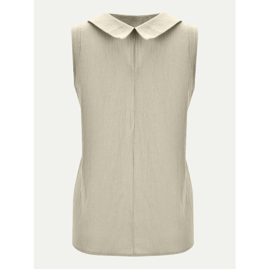 Full Size Round Neck Sleeveless Top Apparel and Accessories