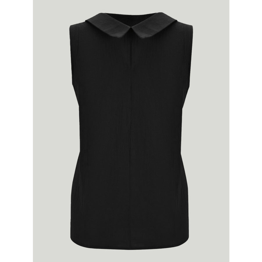 Full Size Round Neck Sleeveless Top Apparel and Accessories