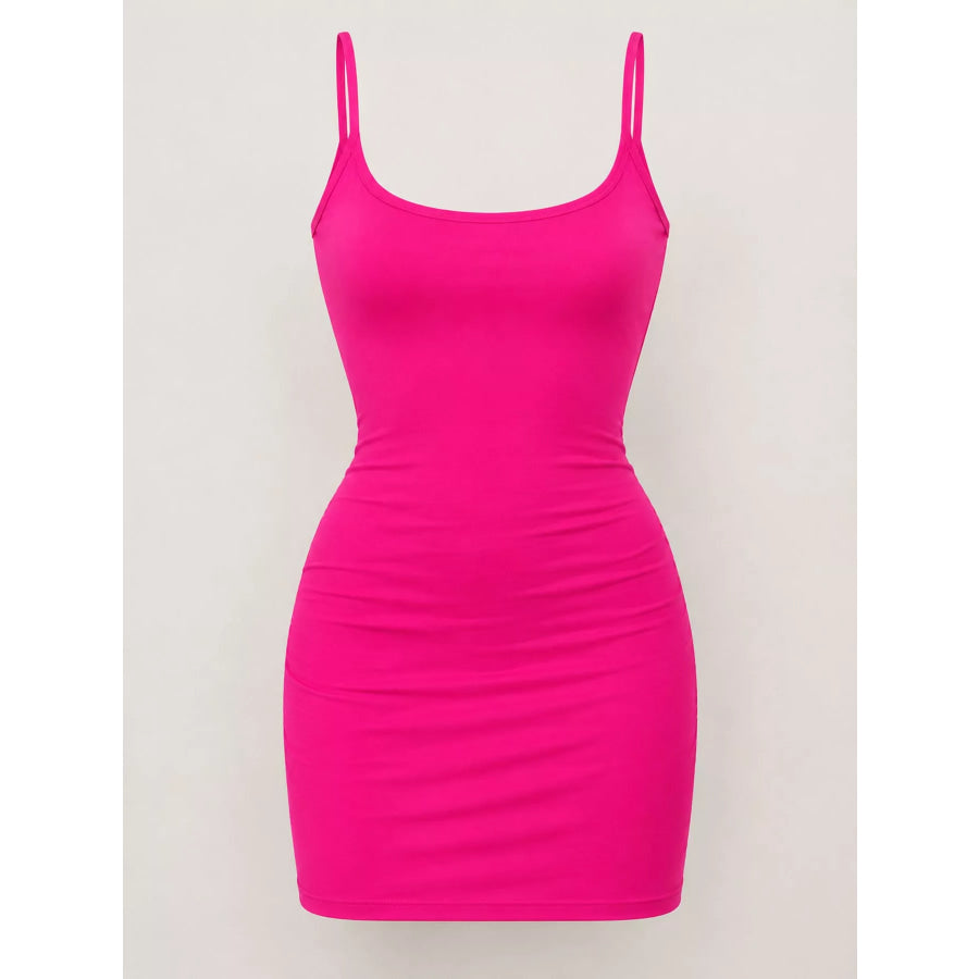 Full Size Scoop Neck Cami Dress Plus Apparel and Accessories