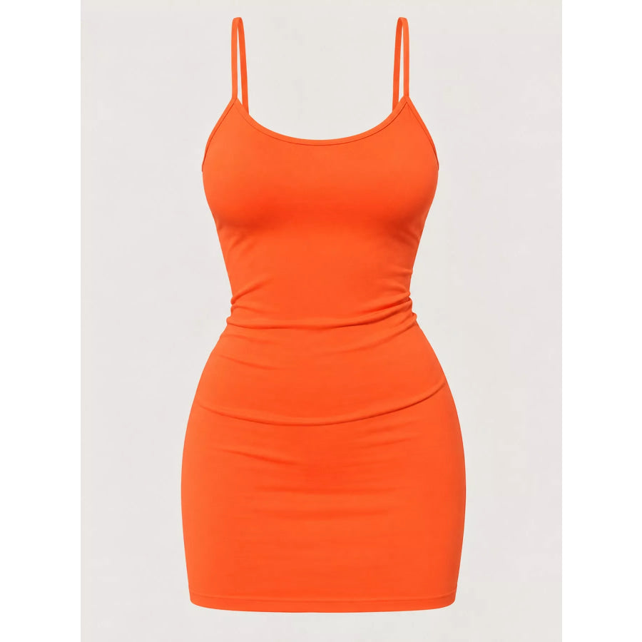 Full Size Scoop Neck Cami Dress Plus Apparel and Accessories
