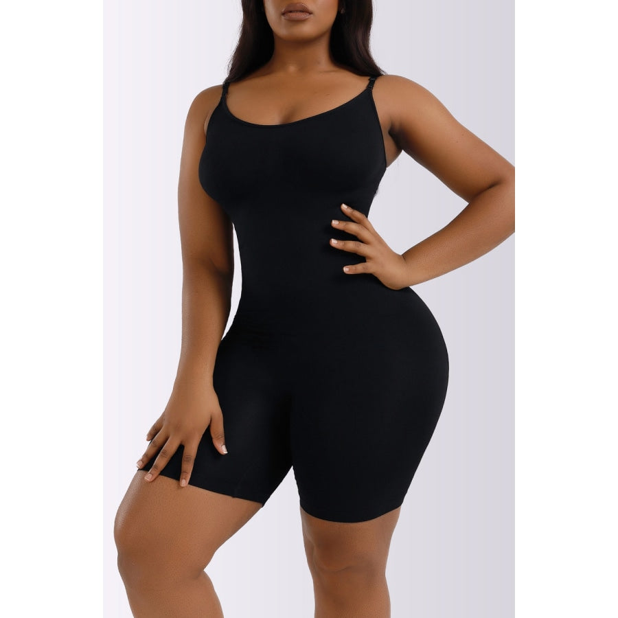 Full Size Spaghetti Strap Shaping Romper