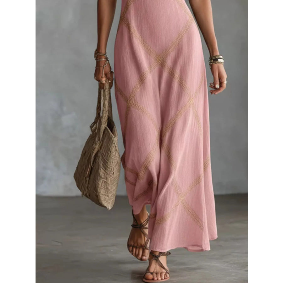 Full Size Square Neck Maxi Dress Plus Apparel and Accessories