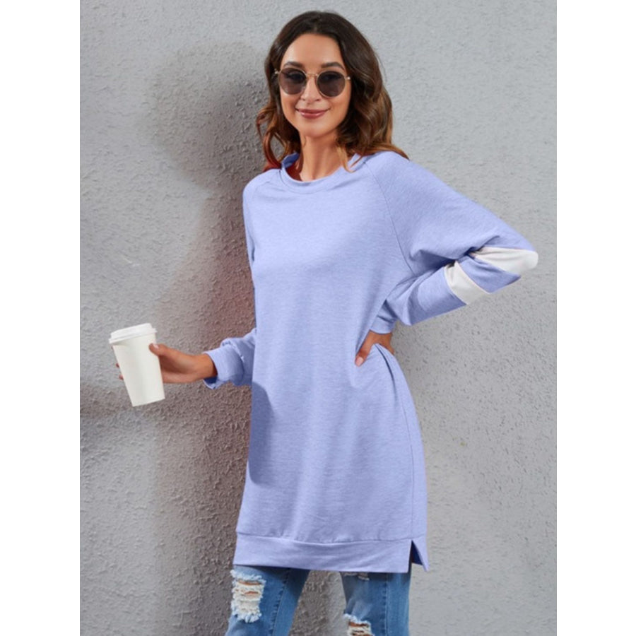 Full Size Striped Round Neck Long Sleeve T-Shirt Apparel and Accessories