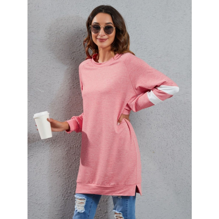 Full Size Striped Round Neck Long Sleeve T-Shirt Apparel and Accessories