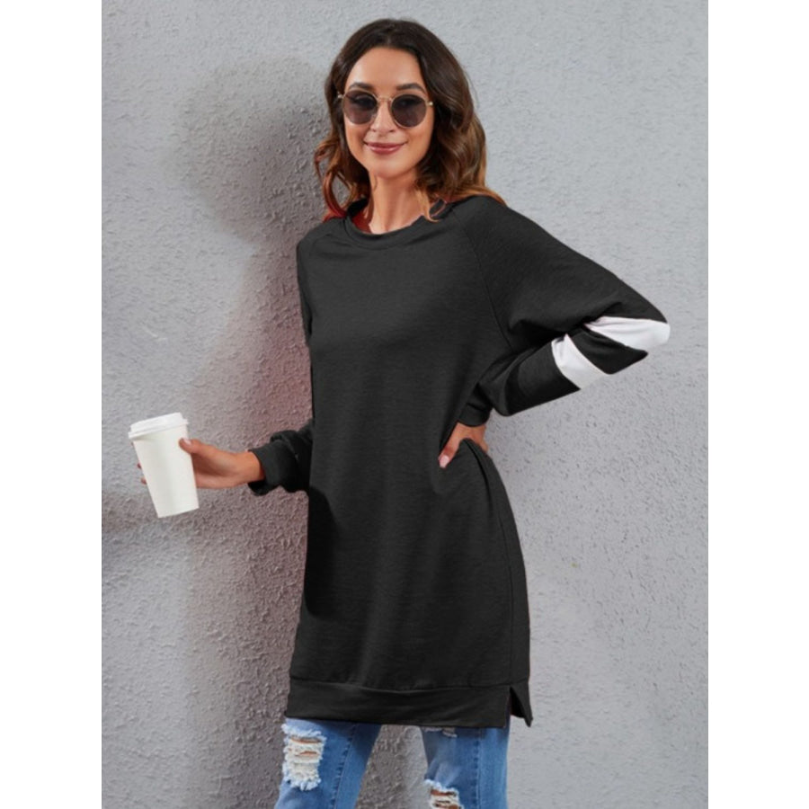 Full Size Striped Round Neck Long Sleeve T-Shirt Apparel and Accessories