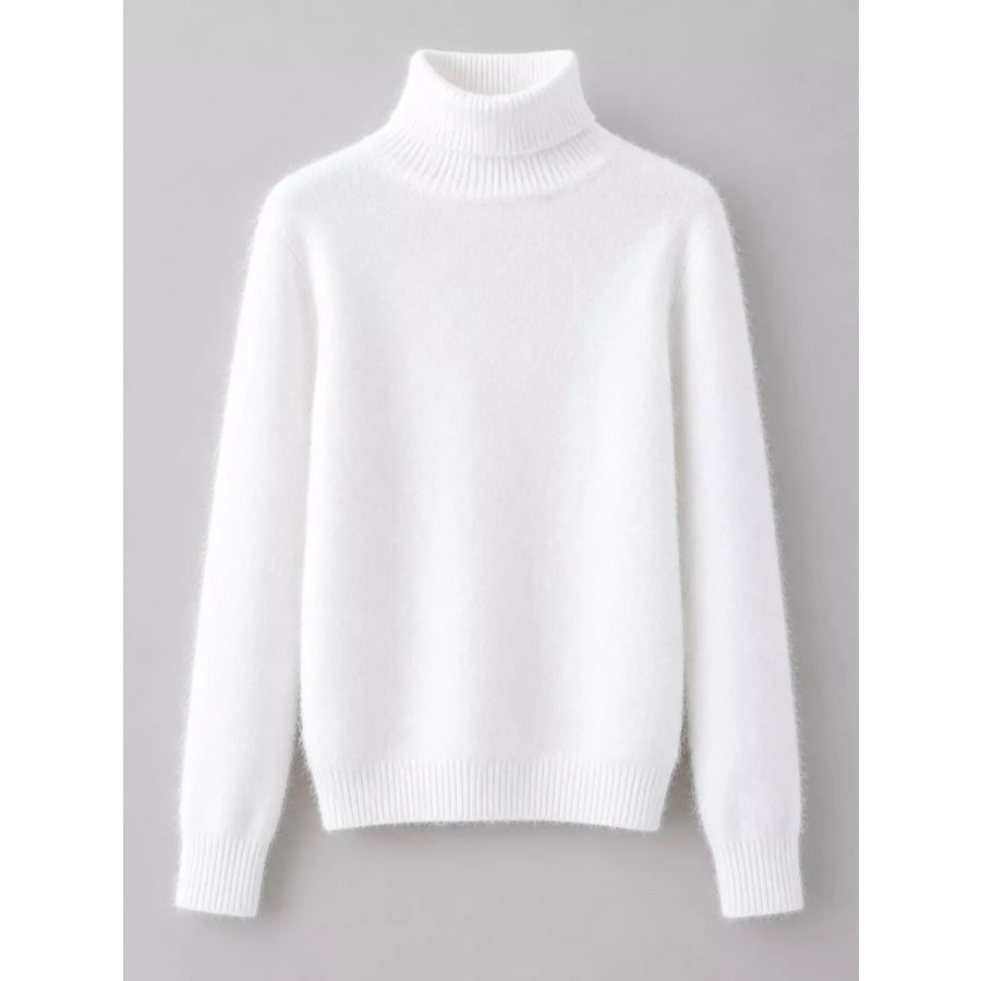 Full Size Turtleneck Long Sleeve Sweater Plus Apparel and Accessories