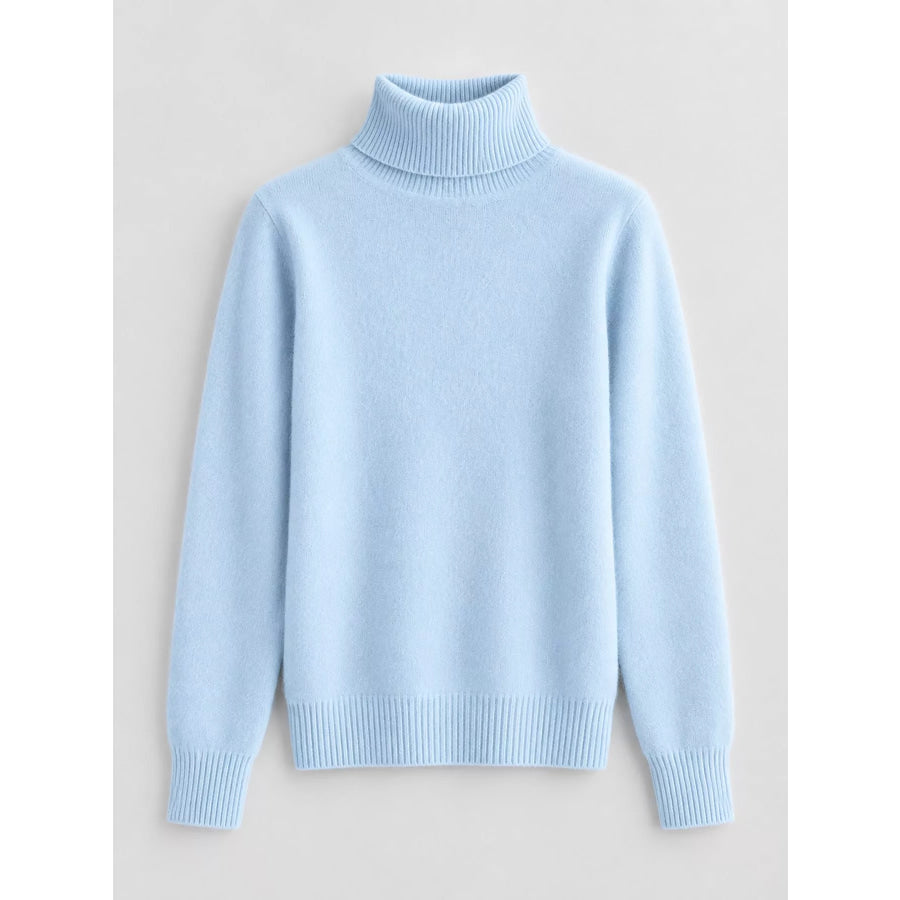 Full Size Turtleneck Long Sleeve Sweater Plus Apparel and Accessories
