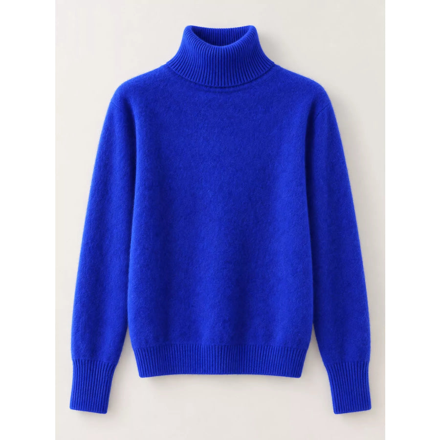Full Size Turtleneck Long Sleeve Sweater Plus Apparel and Accessories