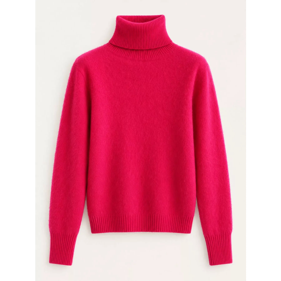 Full Size Turtleneck Long Sleeve Sweater Plus Apparel and Accessories