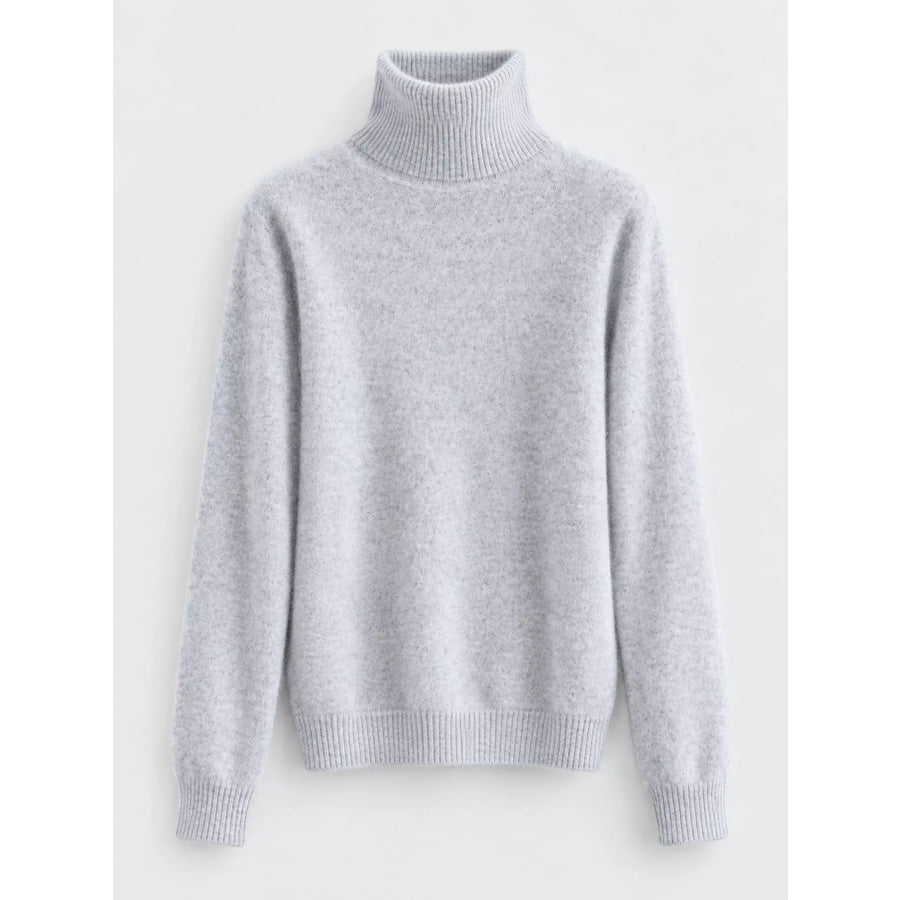 Full Size Turtleneck Long Sleeve Sweater Plus Apparel and Accessories