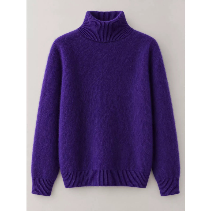 Full Size Turtleneck Long Sleeve Sweater Plus Apparel and Accessories