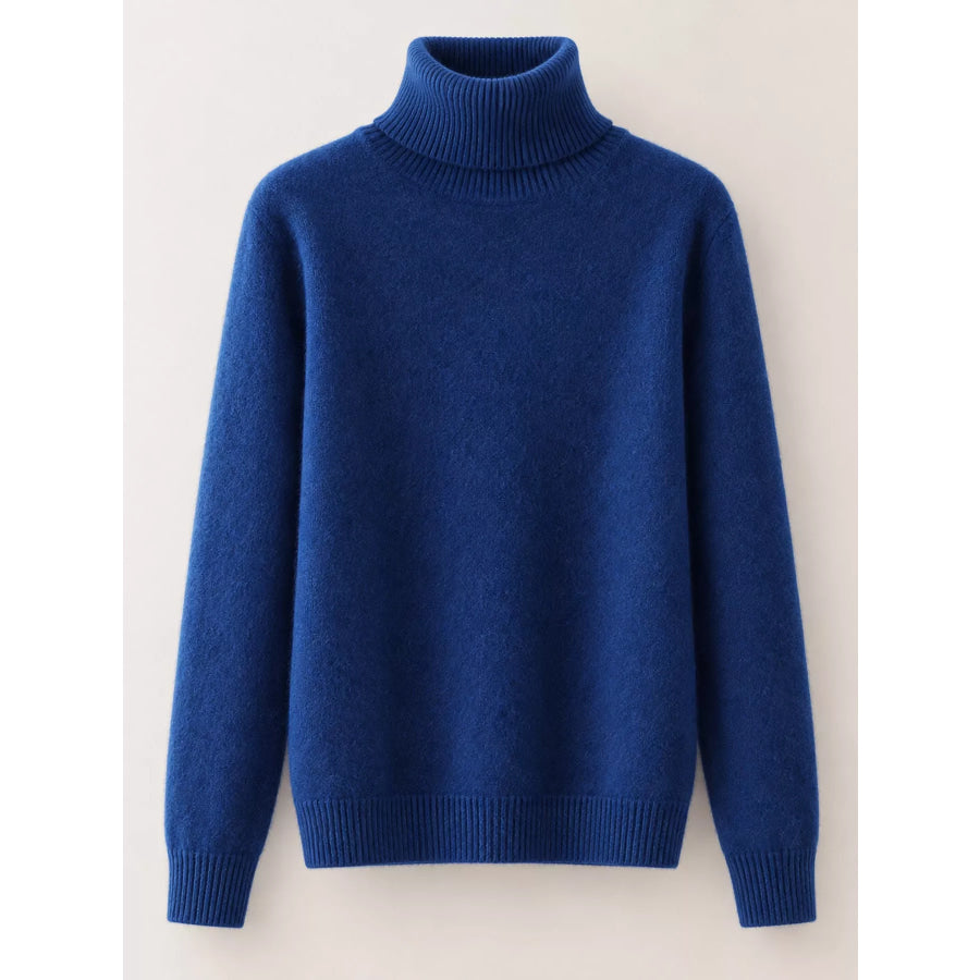 Full Size Turtleneck Long Sleeve Sweater Plus Apparel and Accessories