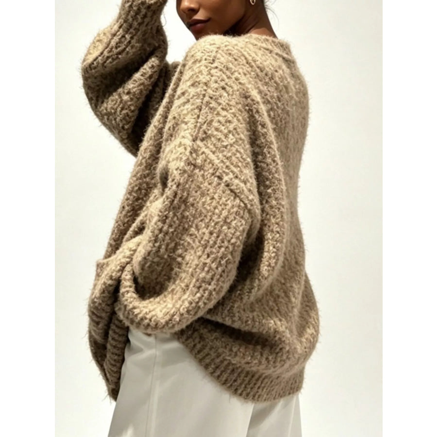 Full Size V-Neck Button-Down Cardigan Plus Size Apparel and Accessories