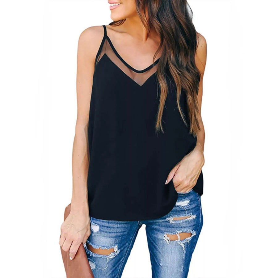 Full Size V-Neck Cami Top Plus Size Apparel and Accessories