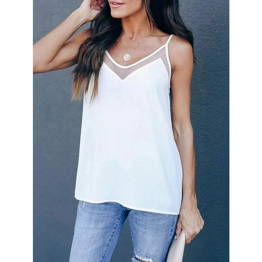 Full Size V-Neck Cami Top Plus Size Apparel and Accessories