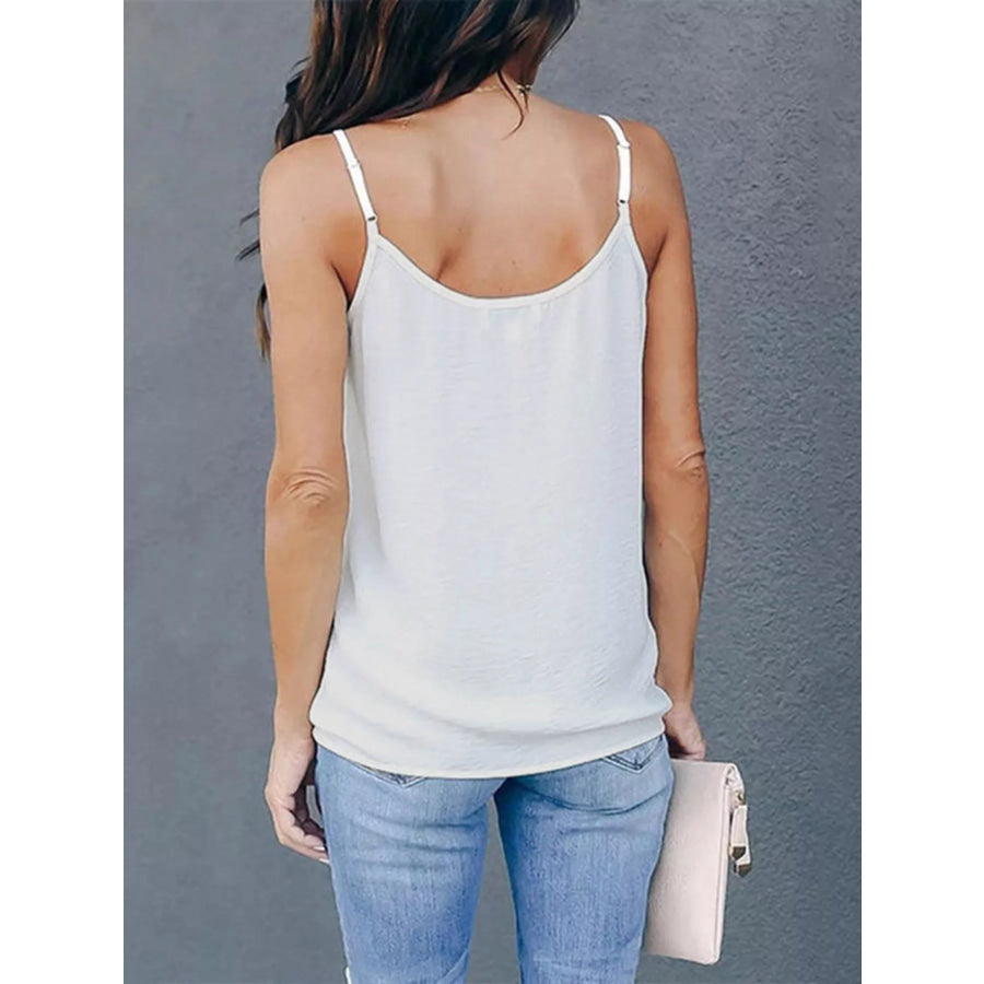 Full Size V-Neck Cami Top Plus Size Apparel and Accessories