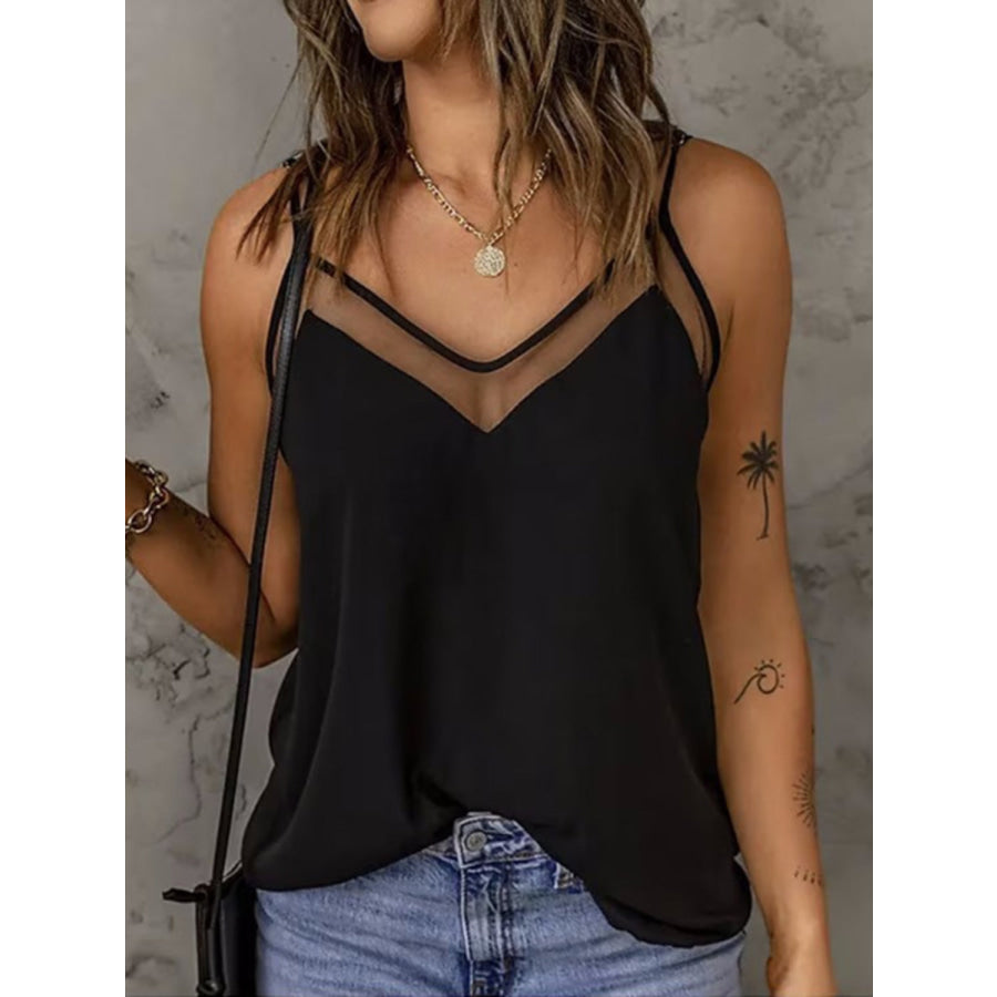 Full Size V - Neck Spaghetti Strap Cami Apparel and Accessories
