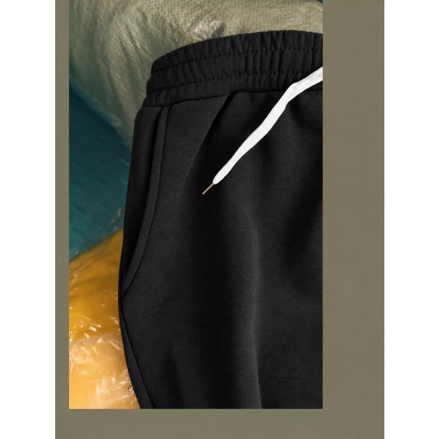 Full Size Wide-Leg Pants with Drawstring Plus Apparel and Accessories