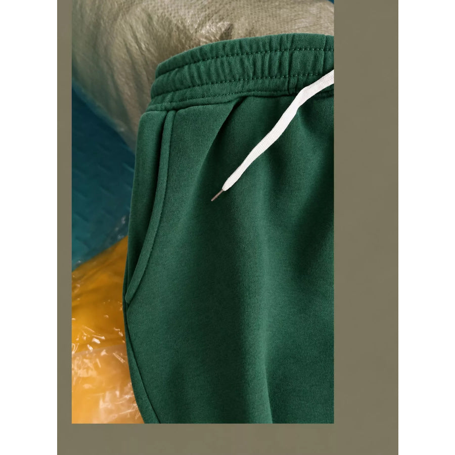 Full Size Wide-Leg Pants with Drawstring Plus Apparel and Accessories