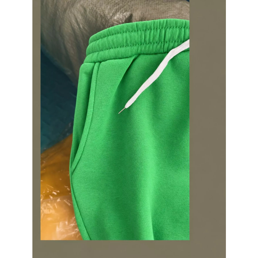 Full Size Wide-Leg Pants with Drawstring Plus Apparel and Accessories