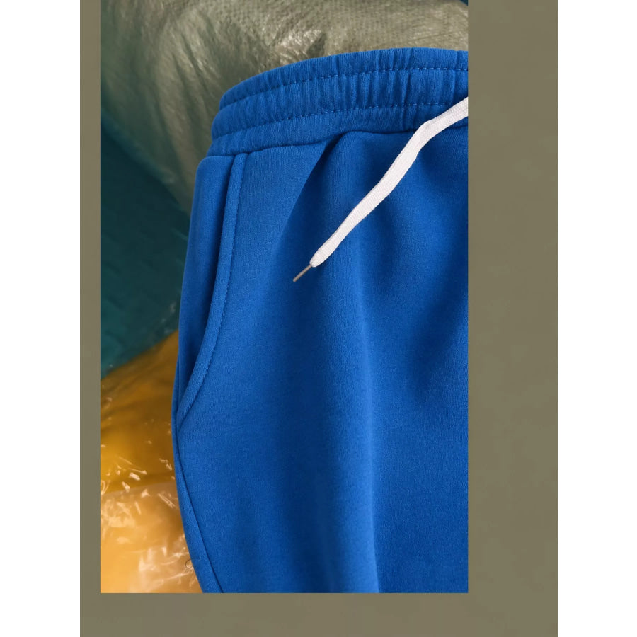 Full Size Wide-Leg Pants with Drawstring Plus Apparel and Accessories