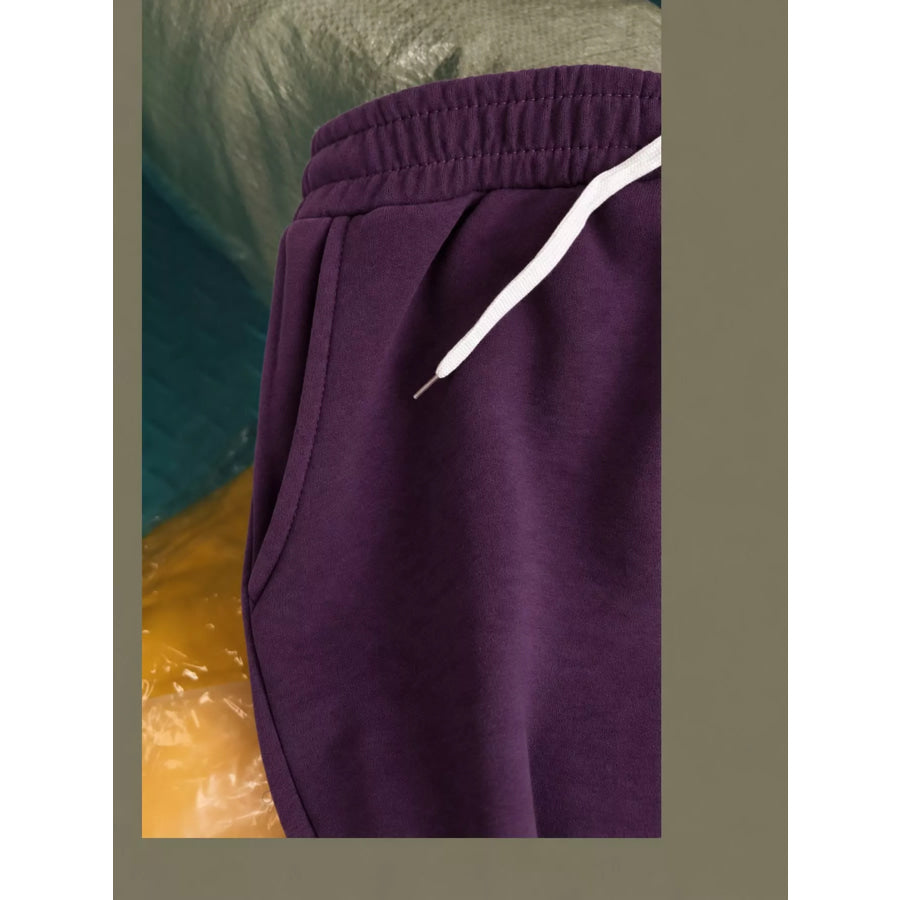 Full Size Wide-Leg Pants with Drawstring Plus Apparel and Accessories