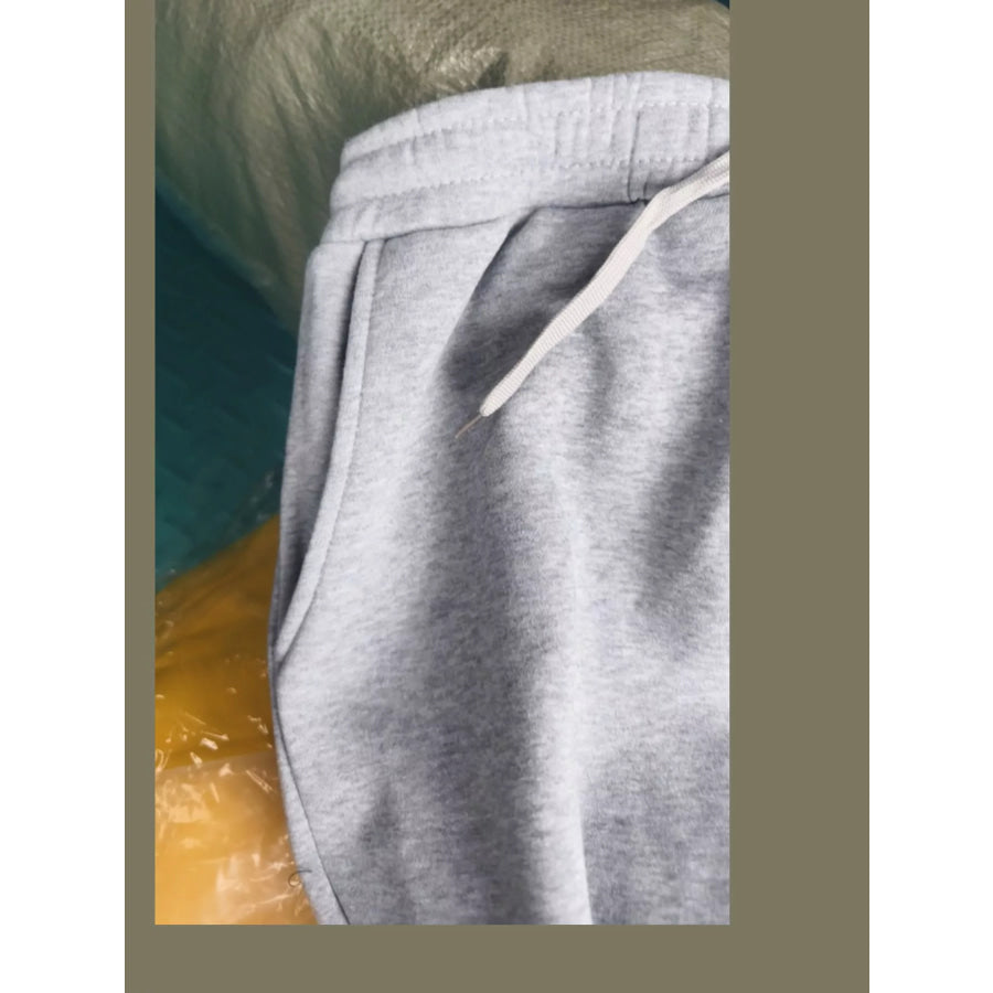 Full Size Wide-Leg Pants with Drawstring Plus Apparel and Accessories