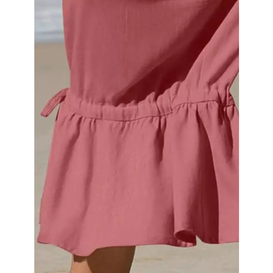 Full Size Wide-Leg Pants with Ruffle Hem Plus Size Apparel and Accessories