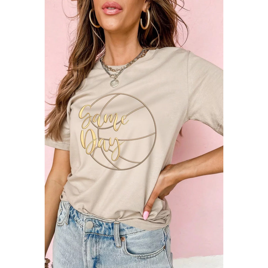 Game Day Basketball Graphic Tee Apparel and Accessories