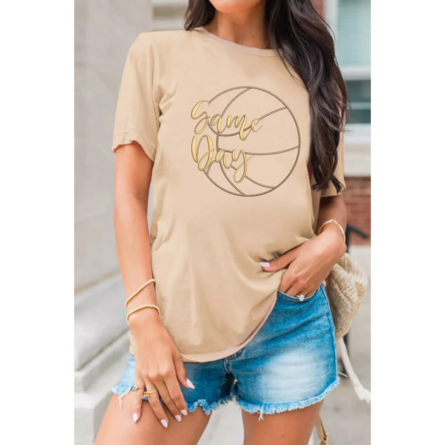 Game Day Basketball Graphic Tee Apparel and Accessories