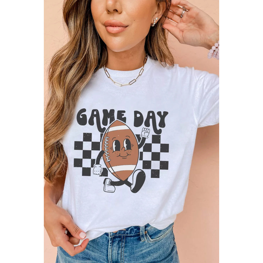 Game Day Football Graphic T-Shirt Apparel and Accessories