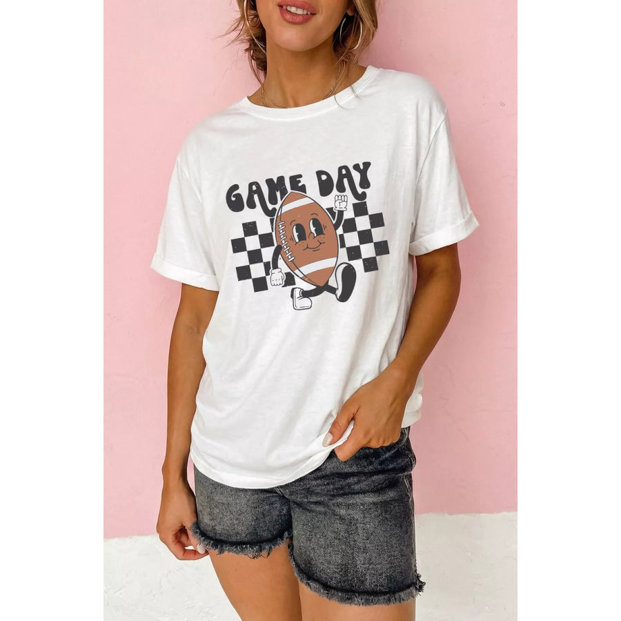 Game Day Football Graphic T-Shirt Apparel and Accessories