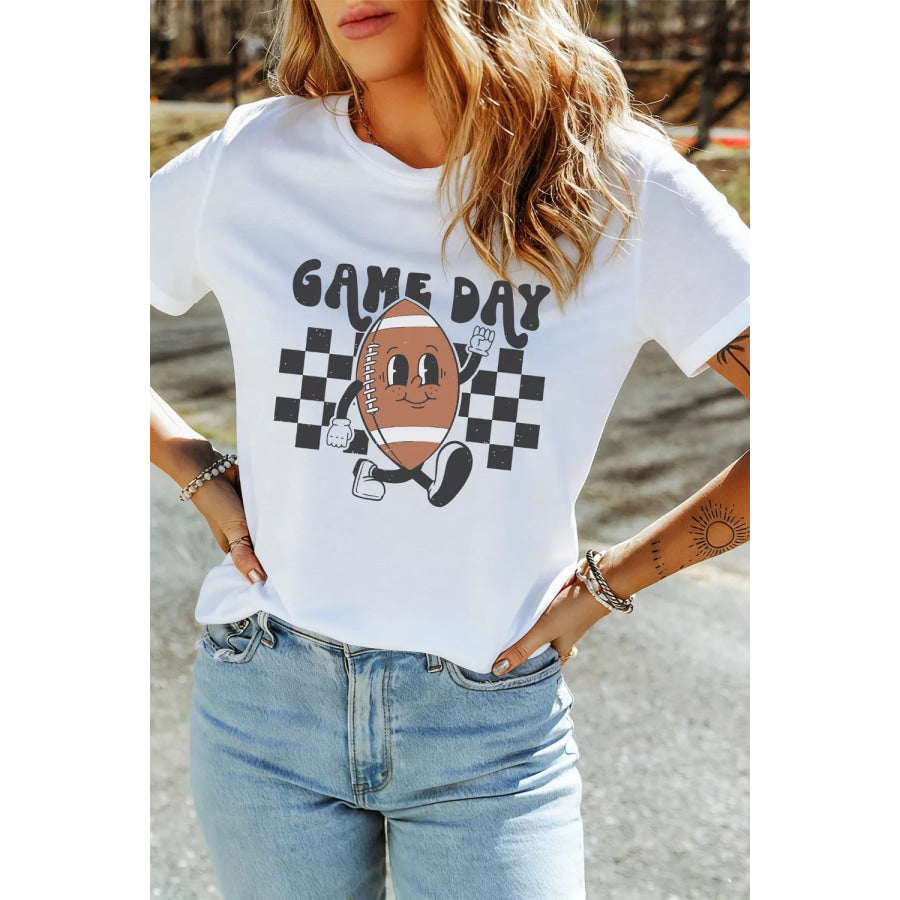 Game Day Football Graphic T-Shirt Apparel and Accessories